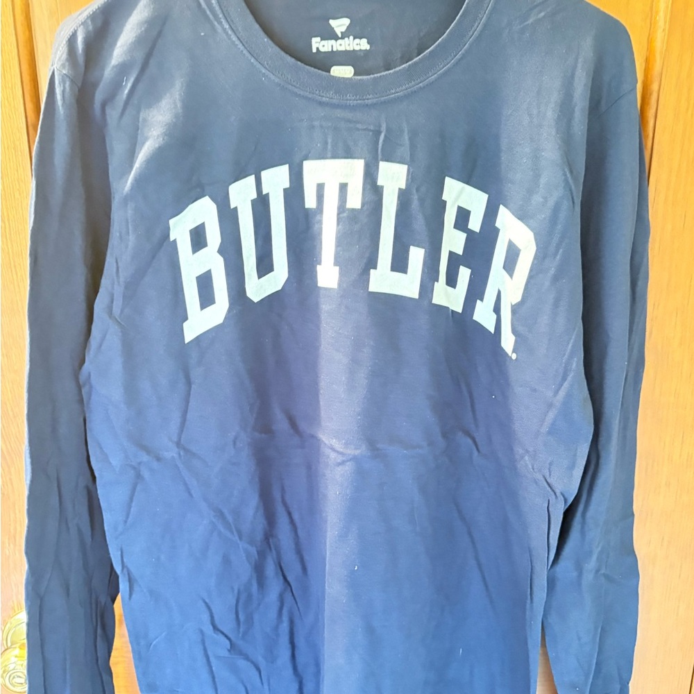 Fanatics Navy Butler Long Sleeve Shirt